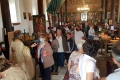 Помазване Храм Света Петка Изгрев
