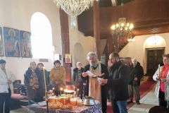 Освещаване на мед Храм Света Петка Изгрев